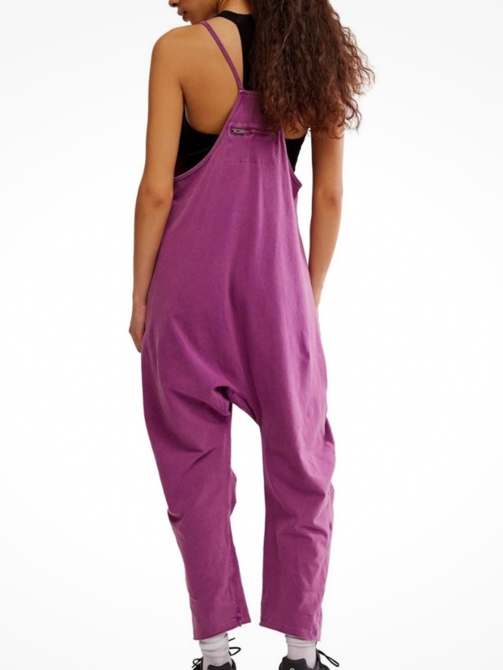 Free People FP Movement Hot Shot Onesie in Deep Mulberry sz M EUC - Picture 4 of 8